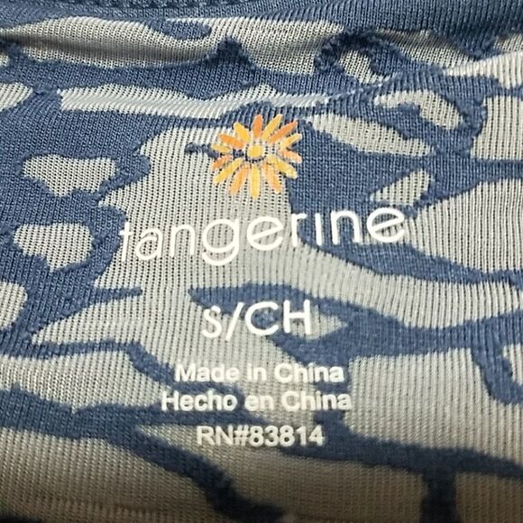 Tangerine Blue Tank Top (Small) - Picture 5 of 6